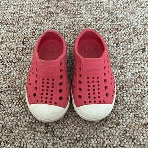 Pink Native Shoes - Toddler Size 5